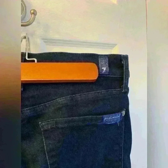 7 for all mankind skinny high rise  jeans - Picture 7 of 8